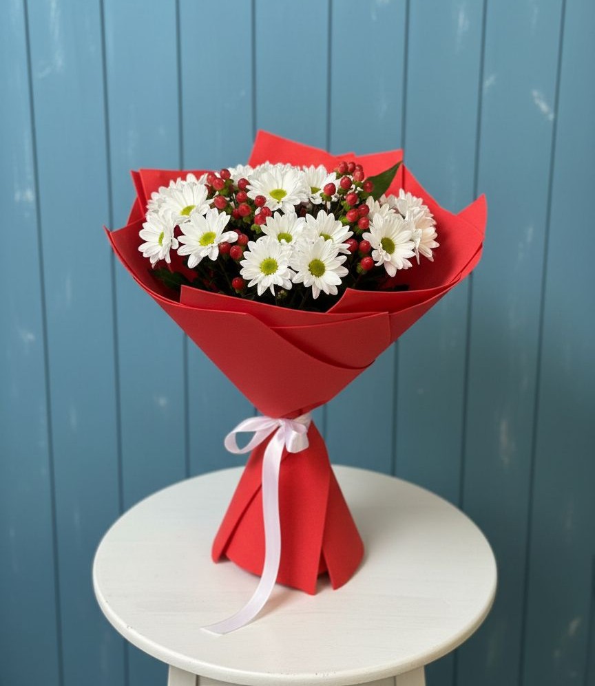 Букет цветов из: Хризантемы в Кузнецах