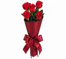 Букет 5 Красных роз Эдлесс Лав в Кузнецах