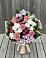 Букет цветов из: Альстромерии, Гвоздики, Розы и Хризантемы в Кузнецах