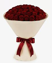 Букет 101 Бордовая роза Блэк Бакарра в Кузнецах