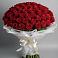 Букет 101 Красная роза Блэк Мэджик в Кузнецах