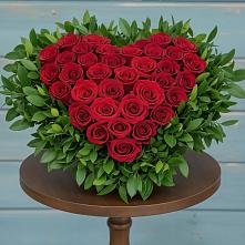 Цветочная композиция из Розы в виде сердца #REPLACE_PRED# Кузнецах