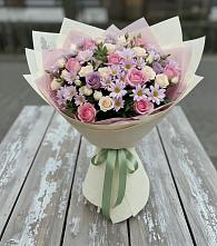 Букет цветов из:  Розы и Хризантемы в Кузнецах