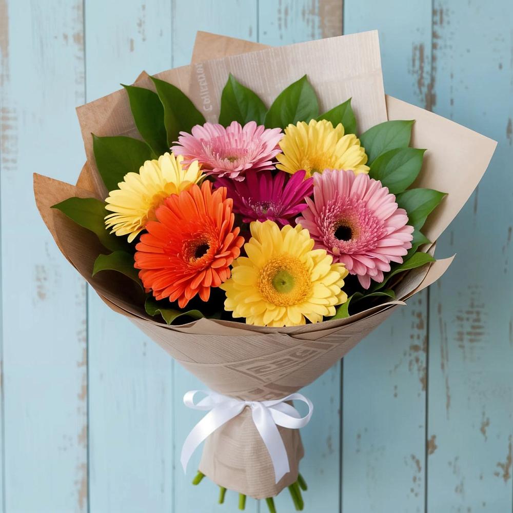Букет цветов из: Герберы в Кузнецах