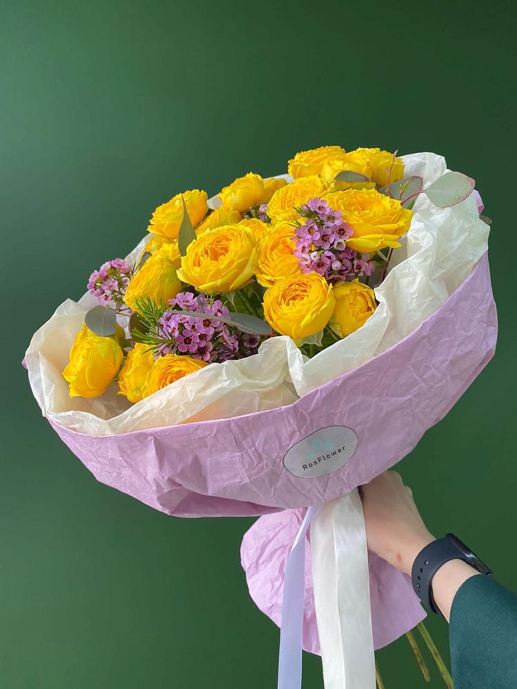 Кустовые желтые розы в Кузнецах Букет Кустовые желтые розы в Кузнецах