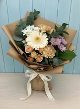 Букет цветов из:  Герберы и Хризантемы в Кузнецах