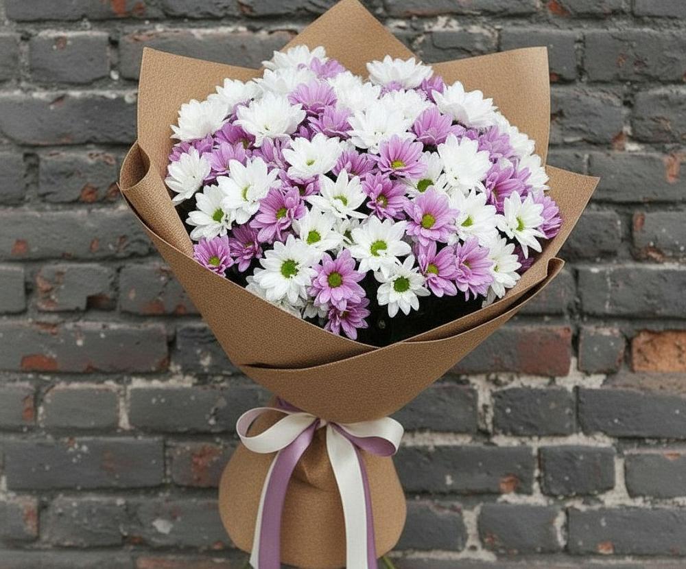 Букет цветов из: Хризантемы в Кузнецах