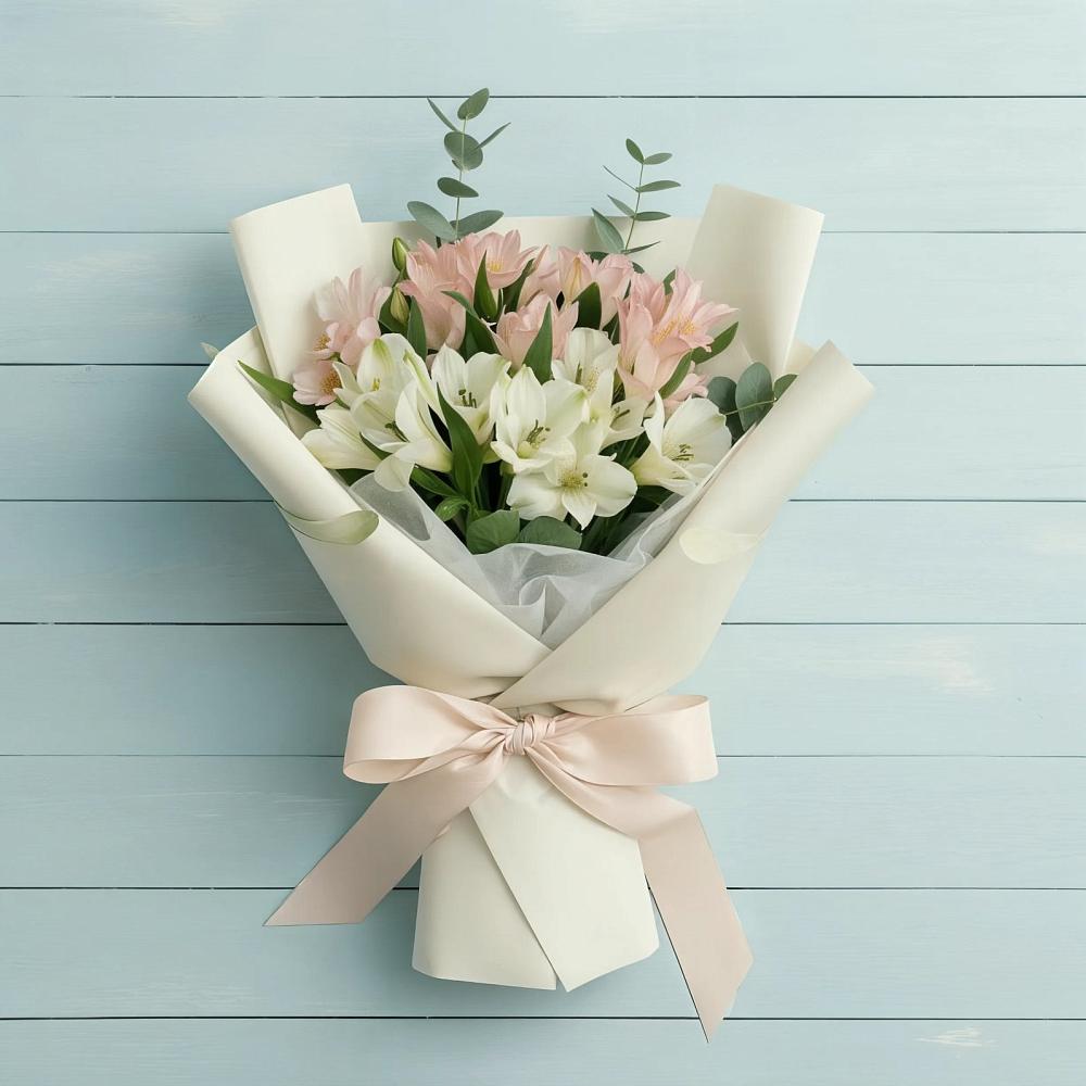 Букет цветов из: Альстромерии в Кузнецах