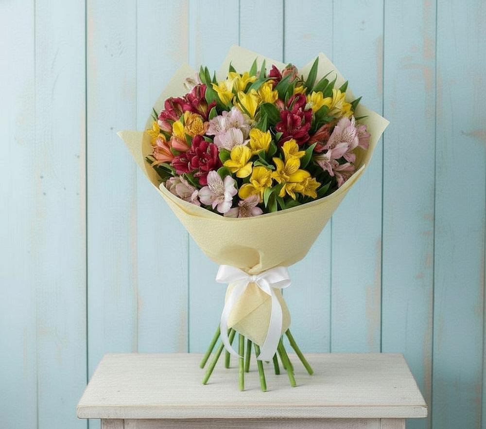 Букет цветов из: Альстромерии в Кузнецах